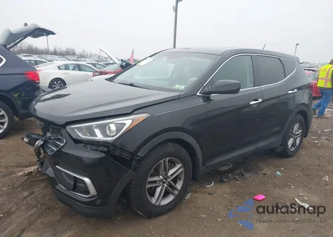 2018 Hyundai Santa Fe Sport 2.4L from USA, damaged, VIN 5NMZTDLB6JH072681